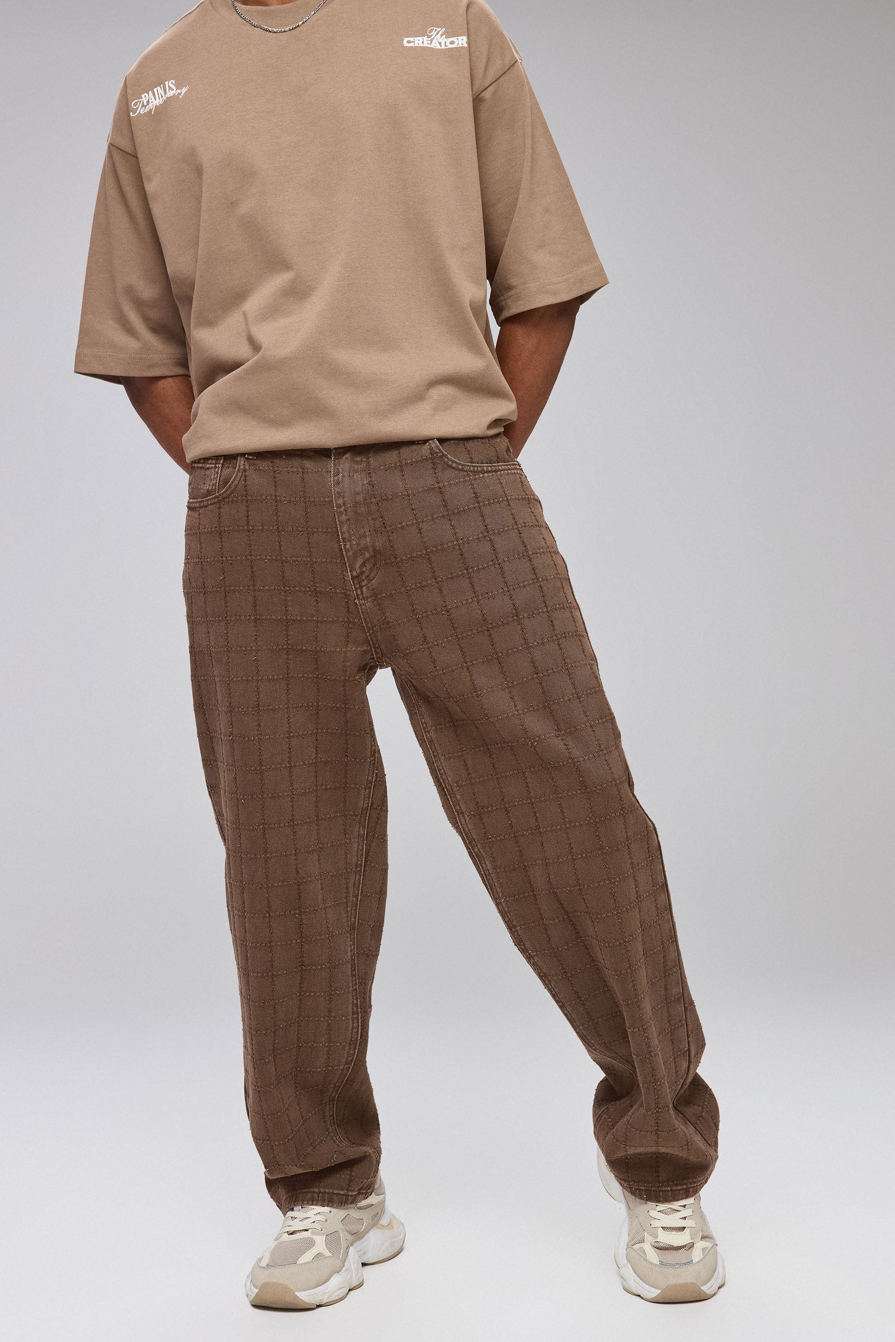 גינס טקסטורה צבעוני - Image 2